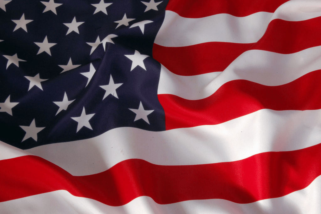 2 1/2x 4 Endura Nylon USA Sleeve/Pole Hem Flag