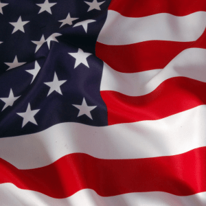 2 1/2x 4 Endura Nylon USA Sleeve/Pole Hem Flag