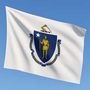 2 x 3 Endura Nylon Massachusetts State Flag